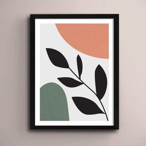 2/$35 Modern Minimalist Abstract Boho Wall Art Print Home Decor [No Frame]